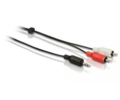 Laidas PHILIPS 3.5mm M, 2xRCA M, 1.5m, juodas SWA2527W/10