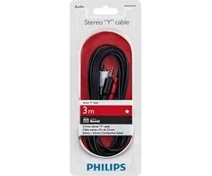 Laidas PHILIPS 3.5mm M, 2xRCA M, 3m, juodas SWA2520W/10