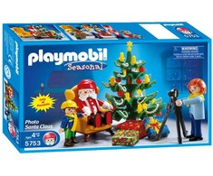 Playmobil Rinkinys su figurkami Christmas 5753 Zdjęcie ze Świętym Mikołajem