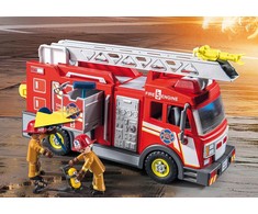 PLAYMOBIL 71233 FIRE TRUCK LIGHTS SOUND ugniagesių žarnų kopėčios