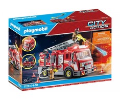 PLAYMOBIL 71233 FIRE TRUCK LIGHTS SOUND ugniagesių žarnų kopėčios