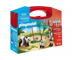 70105 PLAYMOBIL® City Life Panda Caretaker Carry Case