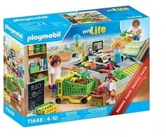 Playmobil – ekologiškų produktų prekybos centras (71648)