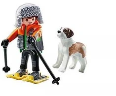 Playmobil My Life 71741 slidininkas su Šv. Bernardu