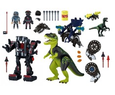PLAYMOBIL – Dino Rise – tiranozauras ir milžiniškas robotas