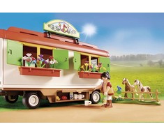 Playmobil Šalies ponys prieglauda su priekaba