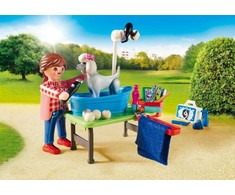 PLAYMOBIL CITY LIFE Mobilus gyvūnų priežiūros automobilis, 9278