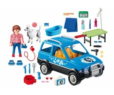 PLAYMOBIL CITY LIFE Mobilus gyvūnų priežiūros automobilis, 9278