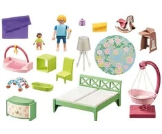 Playmobil – miegamasis su kūdikių žaidimų kampeliu (71609)