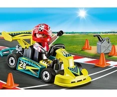 PLAYMOBIL ACTION Lagaminėlis Kartingo lenktyninkas, 9322