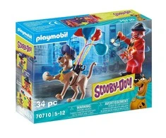 Žaidimų rinkinys Playmobil Scooby Doo Adventure su Klounas vaiduokliu 70710