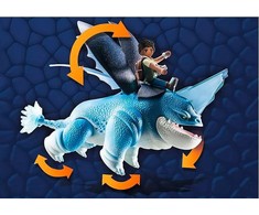 71082 PLAYMOBIL® Drakonai. Devyni karalysčių – Plowhorn ir D'Angelo