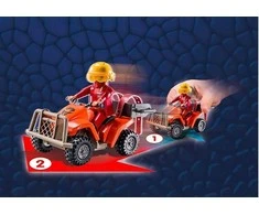 Playmobil Rinkinys su figurkami Dragons 71085 Icaris Quad &amp; Phil
