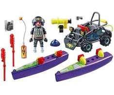 PLAYMOBIL CITY ACTION Specialiųjų pajėgų keturratis 71147