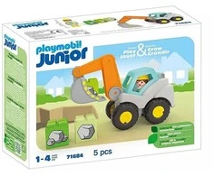 Playmobil – JUNIOR: Kastuvas ekskavatorius (71684)