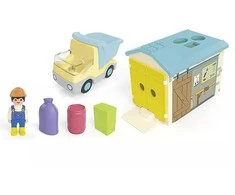 Playmobil Rinkinys su figurką Junior 71686 Sunkvežimis su garażem su funkcija sortera