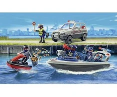 Playmobil Rinkinys su figures City Action 71570 Policijos persekiojimas ant vandens