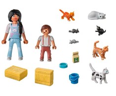 Playmobil Rinkinys su figūrėlėmis country 71309 kačių šeima