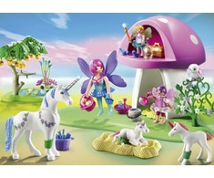Žaislai, Žaidimai ir Kolekcionavimas - Playmobil 6055 Fėjos su Grybo Namu Set, 4+ Metai, Marga