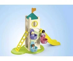 Playmobil - JUNIOR: Nuotykių bokštas su ledo Kreminio palapine (71703)