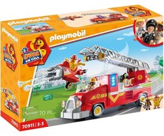PLAYMOBIL - 70911 - ANTIS ON CALL - Gaisrinis automobilis su ištraukiamomis kopėčiomis ir nuimama plokštuma
