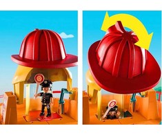 PLAYMOBIL - 70910 - Antis pagal iškvietimą būstinė - 119 vnt. - Vaikas - Balta ir oranžinė
