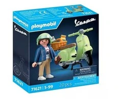 Playmobil - 1969 m. „Vespa 150 Sprint Veloce“, šviesiai žalias (71621)