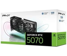 Vaizdo plokštė PNY GeForce RTX 5070 Triple Fan 12GB DLSS 4
