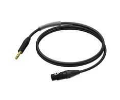 Procab XLR Female – Jack Male Stereo Ultraflex kabelis 1,5 m – PRA723/1,5