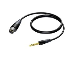 Procab Kabelis XLR kištukas – lizdo kištukas Stereo Ultraflex 1,5 m – PRA724/1,5