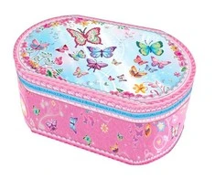 Pulio Pecoware Oval Music Box – Butterflies 2