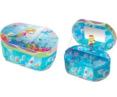 Pulio Pecoware Oval Music Box - Mermaid