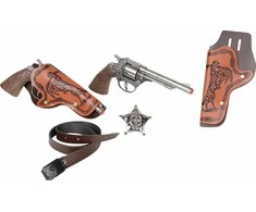 Pulio Gonher Guns GONHER rinkinys kaubojaus ginklų WILD-WEST, 158/0
