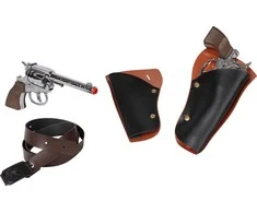 Pulio GONHER Kaubojiškas rinkinys 2 revolveriai + diržas
