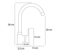 PYRAMIS 090911938 kitchen faucet Pilkas