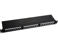 Q Lantec Patchpanel STP Cat.6 19 colių 1U 24xRJ45 LSA