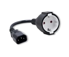 QOLTEC 53906 Adapteris IEC 320 C14 SCHUKO 0,15M