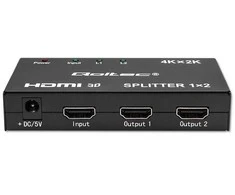 „Qoltec“ aktyvus skirstytuvas 2 x HDMI 4K x 2K | 3.4 Gb/s | Didelis stabilumas