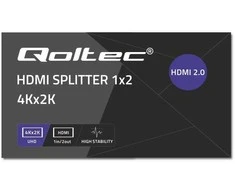 HDMI Skirstytuvas - Qoltec 51797 2x 4K 60Hz