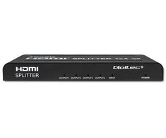 Qoltec 51798 aktyvus HDMI skirstytuvas 4 x HDMI 4K x 2K | 3,4 Gb/s