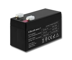 QOLTEC 53040 Baterija AGM 12V 1.3Ah max.0.39A