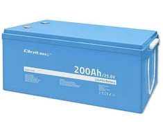 Qoltec Akumuliatorius LiFePO4 Ličio-geležies fosfatas | 25,6 V | 200Ah | BMS