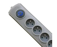 QOLTEC 50199 Apsauga nuo viršįtampių 6 lizdai 5m
