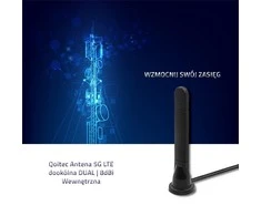 QOLTEC 57033 5G LTE daugiakryptis DUAL 8dBi vidinis