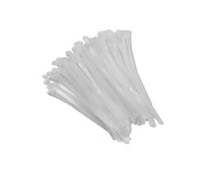 QOLTEC 52232 Daugkartinio naudojimo savaime užsifiksuojanti kabelio juosta 7,2x300 mm nailono UV Baltas