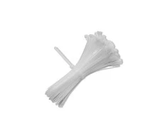 QOLTEC 52232 Daugkartinio naudojimo savaime užsifiksuojanti kabelio juosta 7,2x300 mm nailono UV Baltas