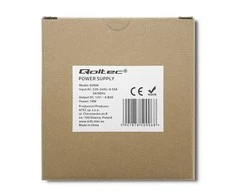 Maitinimo šaltinis skirtas bėgiui din 10 W 12 V 083 A baltas plonas Qoltec