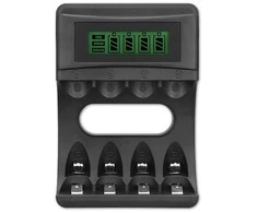 Qoltec Įkroviklis ar akumuliatoriaus Ni-MH tipo R03/AAA R6/AA | 1800 mA