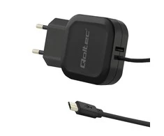 QOLTEC 50189 kintamosios srovės adapteris 17W 5V 3.4A USB + Micro USB