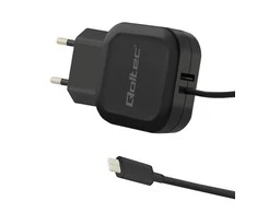 QOLTEC 50190 kintamosios srovės adapteris 17W 5V 3.4A USB+ USB C tipas